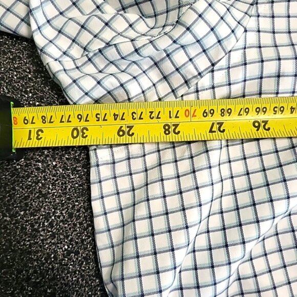 Duluth Trading Co. Men's Shirt Size 3XL Short Sleeve Button Down Collar Checked - Picture 7 of 8